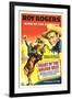 HEART OF THE GOLDEN WEST, Roy Rogers, 1942.-null-Framed Art Print