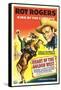 HEART OF THE GOLDEN WEST, Roy Rogers, 1942.-null-Framed Stretched Canvas