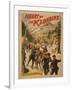 Heart of the Klondike - Across Chilkoot Pass Poster-Lantern Press-Framed Art Print