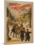 Heart of the Klondike - Across Chilkoot Pass Poster-Lantern Press-Mounted Art Print