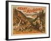 Heart of the Klondike Gold Mining Theatre Poster No.2-Lantern Press-Framed Art Print