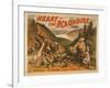 Heart of the Klondike Gold Mining Theatre Poster No.2-Lantern Press-Framed Art Print