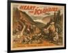 Heart of the Klondike Gold Mining Theatre Poster No.2-Lantern Press-Framed Art Print