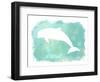 Heart of the Sea Dolphin-Tina Lavoie-Framed Giclee Print