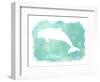 Heart of the Sea Dolphin-Tina Lavoie-Framed Giclee Print