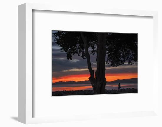 Heart of the Sunset - San Francisco Bay, Emeryville-Vincent James-Framed Photographic Print