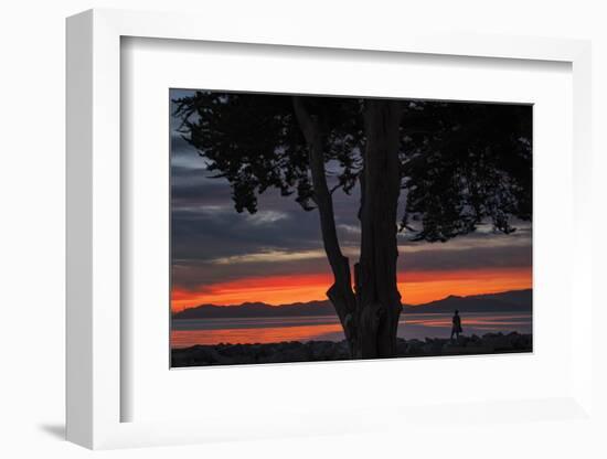 Heart of the Sunset - San Francisco Bay, Emeryville-Vincent James-Framed Photographic Print