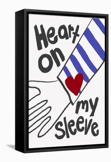 Heart on My Sleeve-Athene Fritsch-Framed Stretched Canvas