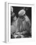 Heart Operation Performed by Surgeons at Hospital-Ed Clark-Framed Photographic Print