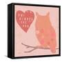 Heart Owl-Lola Bryant-Framed Stretched Canvas