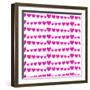 Heart Pattern A-null-Framed Art Print