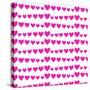 Heart Pattern A-null-Stretched Canvas