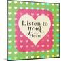 Heart Phrases II-Shelley Lake-Mounted Art Print