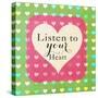 Heart Phrases II-Shelley Lake-Stretched Canvas