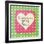 Heart Phrases II-Shelley Lake-Framed Art Print