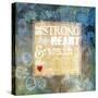 Heart Psalm I-Art Licensing Studio-Stretched Canvas