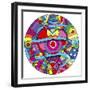 Heart Ribbons-Howie Green-Framed Giclee Print