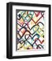 Heart Scribbles II-June Vess-Framed Art Print