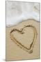 Heart-shape Drawn In Sand-Tony Craddock-Mounted Photographic Print