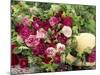 Heart Shaped Arrangement of Roses and Straw Hat-Elke Borkowski-Mounted Photographic Print