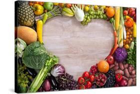 Heart Shaped Food-Romario Ien-Stretched Canvas