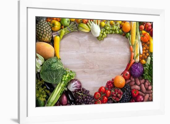 Heart Shaped Food-Romario Ien-Framed Photographic Print