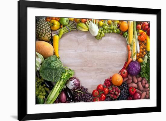 Heart Shaped Food-Romario Ien-Framed Photographic Print