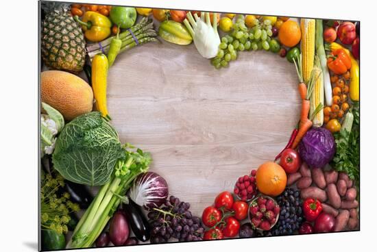 Heart Shaped Food-Romario Ien-Mounted Photographic Print