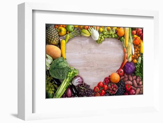 Heart Shaped Food-Romario Ien-Framed Photographic Print