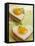 Heart-Shaped Ham and Egg on Toast-Blickpunkte-Framed Stretched Canvas