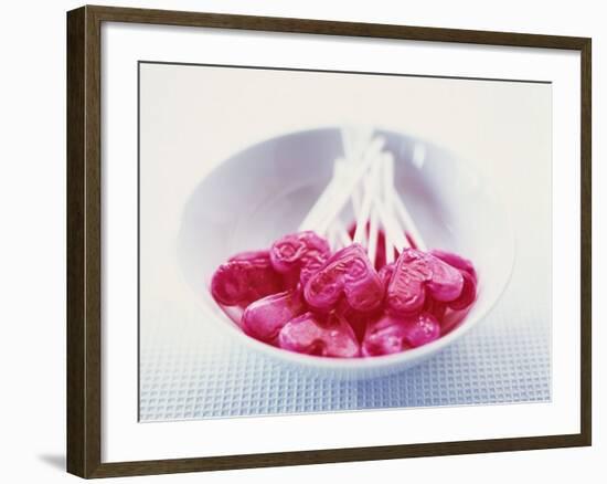 Heart-Shaped Lollipops-Jonathan Syer-Framed Photographic Print