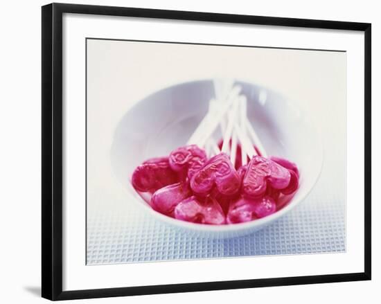 Heart-Shaped Lollipops-Jonathan Syer-Framed Photographic Print