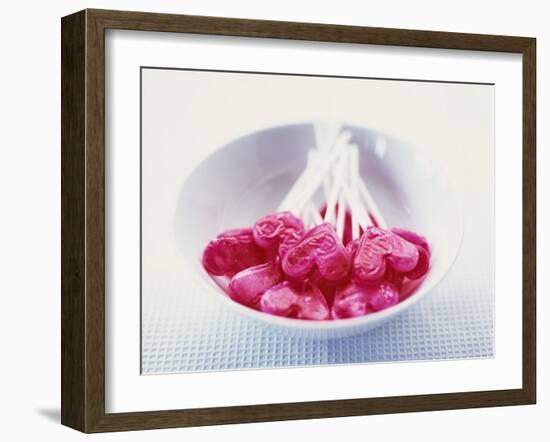 Heart-Shaped Lollipops-Jonathan Syer-Framed Photographic Print