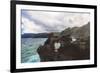 Heart-shaped opening near Nakalele Blowhole, northern tip of Maui, Hawaii-Stuart Westmorland-Framed Photographic Print