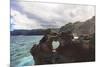 Heart-shaped opening near Nakalele Blowhole, northern tip of Maui, Hawaii-Stuart Westmorland-Mounted Photographic Print