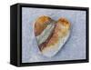 Heart-Shaped Pebble, Scotland, UK-Niall Benvie-Framed Stretched Canvas