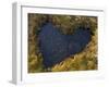 Heart-Shaped Pool on Saltmarsh, Argyll, Scotland, UK, November 2007-Niall Benvie-Framed Photographic Print