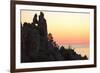 Heart Shaped Rock in Piana Calanche, Corsica Island, France-smithore-Framed Photographic Print