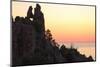 Heart Shaped Rock in Piana Calanche, Corsica Island, France-smithore-Mounted Photographic Print