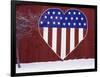 Heart-Shaped Stars and Stripes-Terry Eggers-Framed Photographic Print