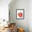 Heart Shaped Strawberry Half-Paul Williams-Framed Photographic Print displayed on a wall