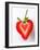 Heart Shaped Strawberry Half-Paul Williams-Framed Photographic Print