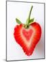 Heart Shaped Strawberry Half-Paul Williams-Mounted Photographic Print