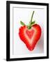 Heart Shaped Strawberry Half-Paul Williams-Framed Photographic Print