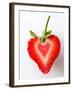 Heart Shaped Strawberry Half-Paul Williams-Framed Photographic Print