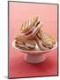 Heart-Shaped Waffles Filled with Strawberry Cream-Marc O^ Finley-Mounted Photographic Print