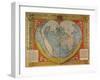 Heart Shaped World Map-Oronce Fine-Framed Giclee Print