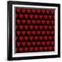 Heart Splatter-Roseanne Jones-Framed Giclee Print