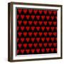 Heart Splatter-Roseanne Jones-Framed Giclee Print