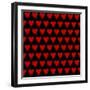 Heart Splatter-Roseanne Jones-Framed Giclee Print